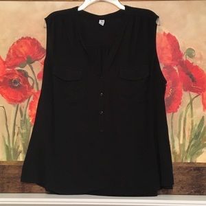 Gently worn Old Navy XXL sleeveless black top